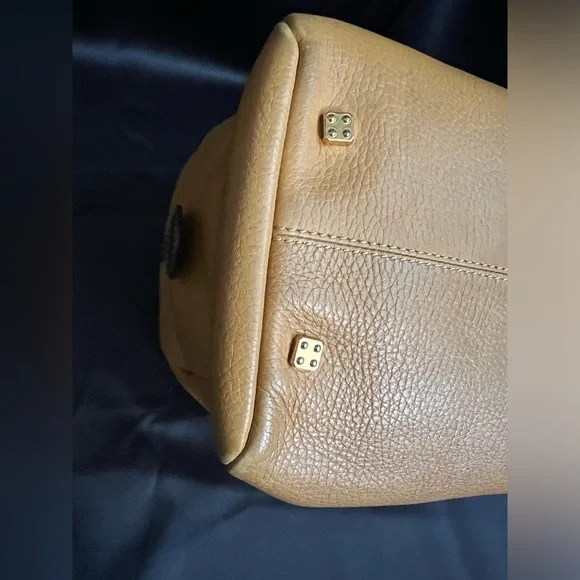 Loewe Anagram Leather Handbag w/ Brown Leather Straps - Vintage - Picture 13 of 16